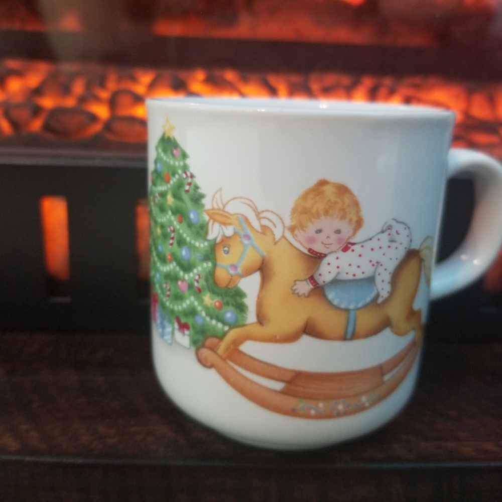 Vintage Baby's First Christmas Mug 🎄🎅👩‍🦲